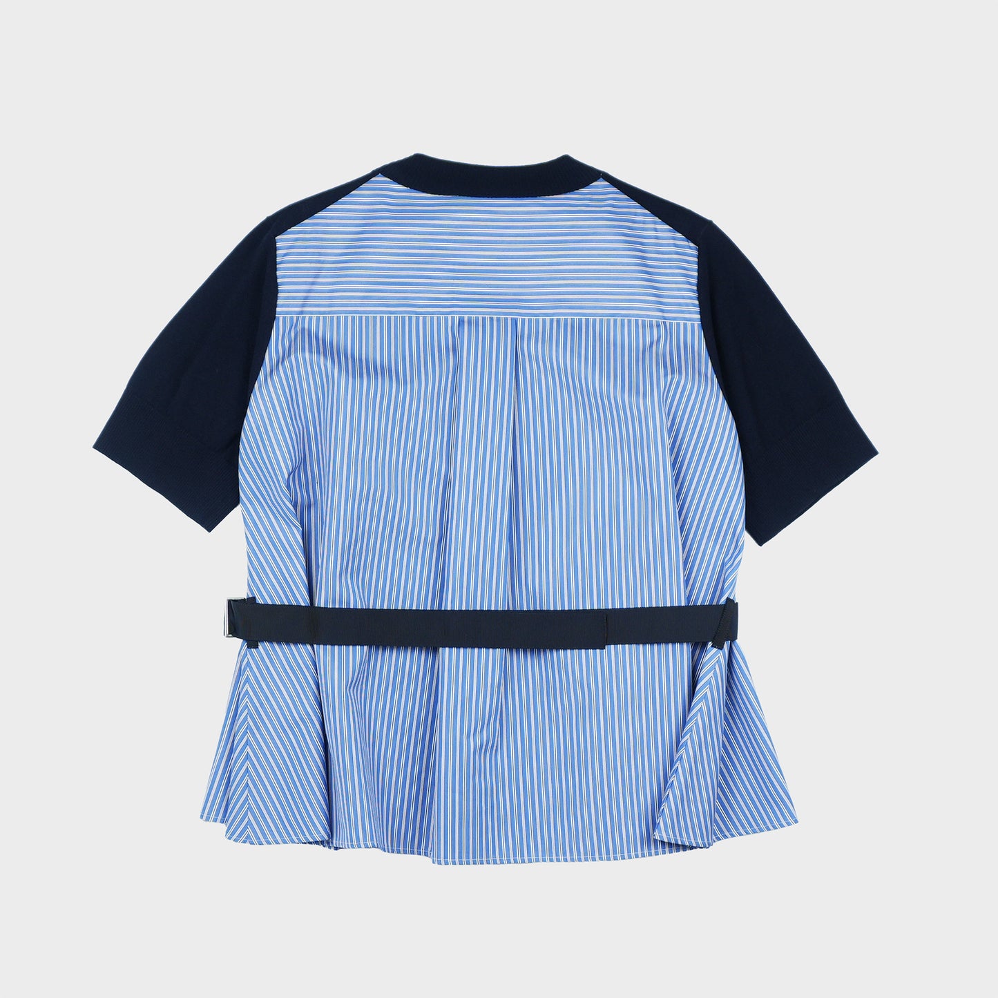 sacai WOMEN Poplin x Cotton Knit Pullover