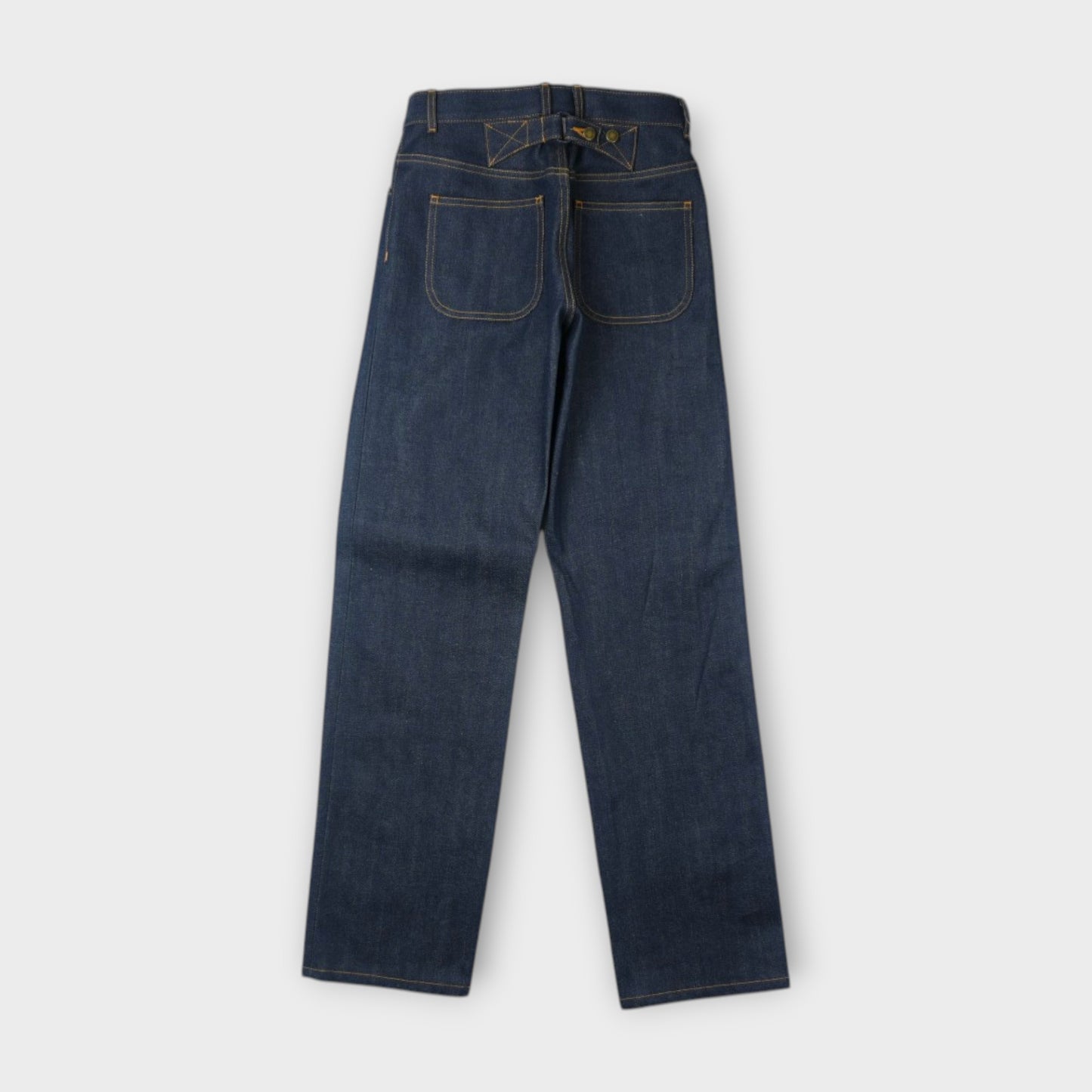 THOM BROWNE CLASSIC 5-POCKET DENIM PANT IN JAPANESE SELVEDGE DENIM