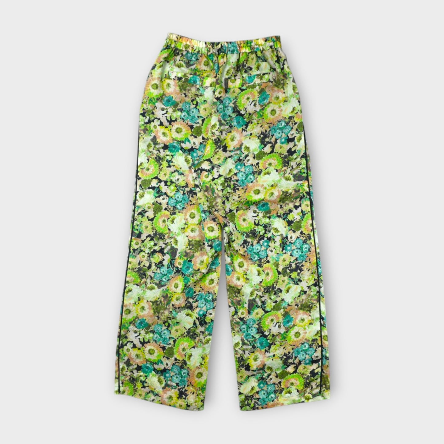 leur logette blossom garden cupro print pants
