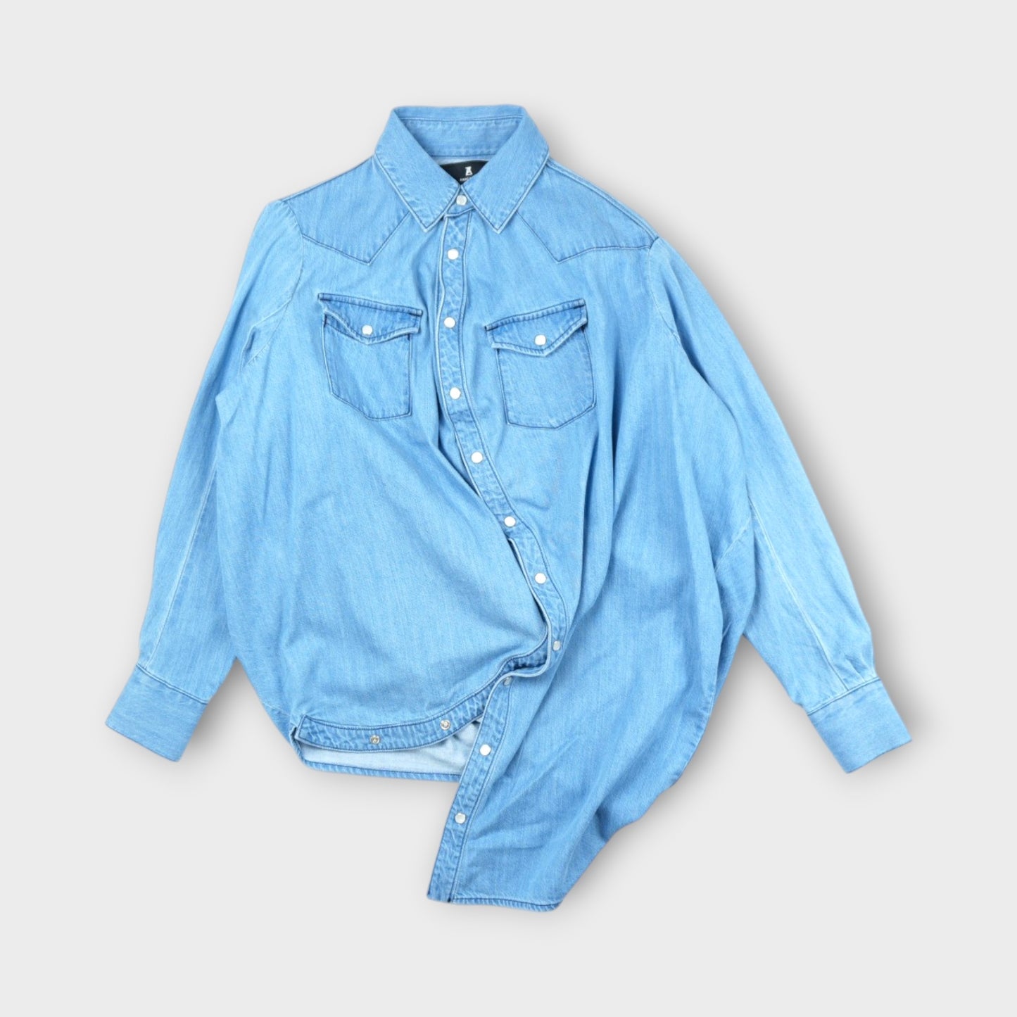 ANREALAGE BALL LIGHT DENIM SHIRT