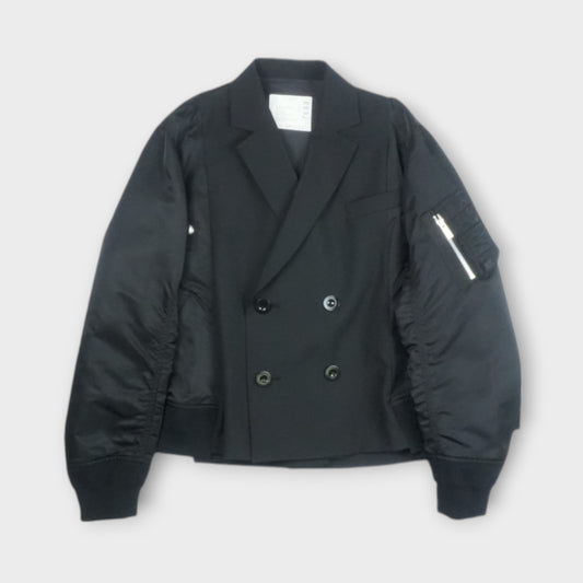 sacai Suiting x Nylon Twill Jacket