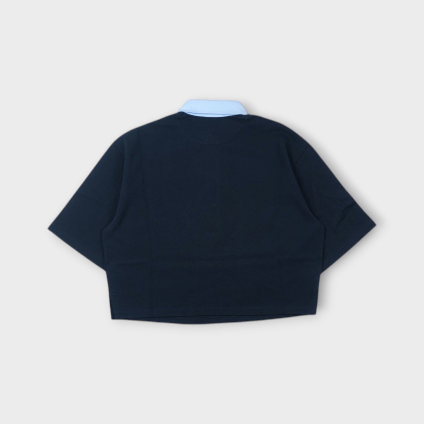 STELLA McCARTNEY PIQUET POLO CROPPED T-SHIRT