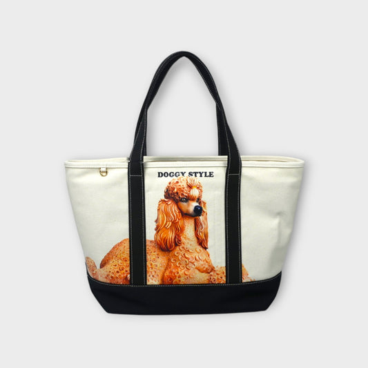 STELLA McCARTNEY JEFF KOONS LARGE N/S TOTE BAG PRINTED ECO COTTON CANVAS
