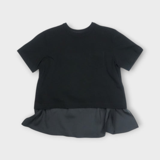 sacai Nylon Twill Mix Cotton Jersey T-Shirt