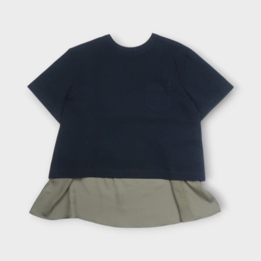 sacai Nylon Twill Mix Cotton Jersey T-Shirt