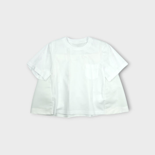 sacai Nylon Twill Mix Cotton Jersey T-Shirt