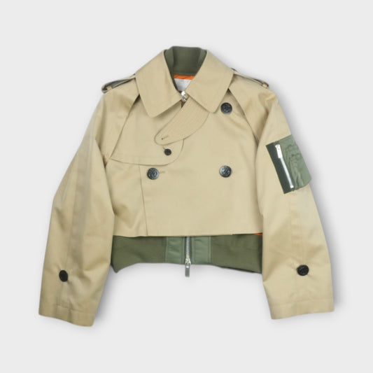 sacai Cotton Gabardine x Nylon Twill Blouson