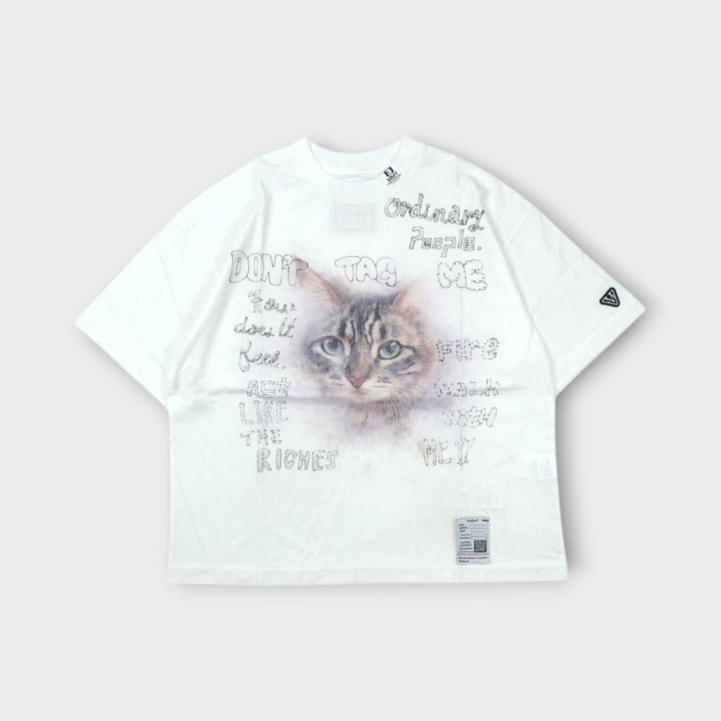 MIHARA YASUHIRO CAT PRINTED TEE