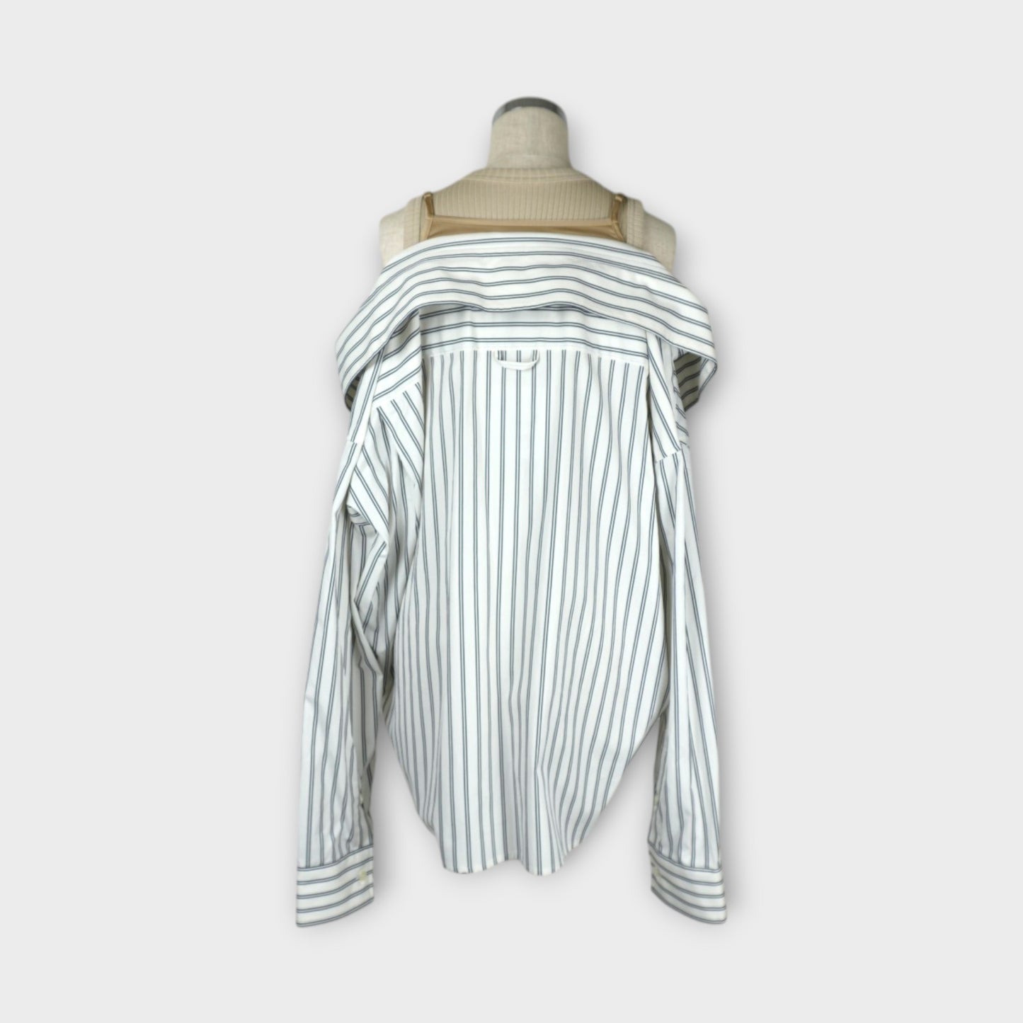 MIHARA YASUHIRO LAYERED STRIPE SHIRTS