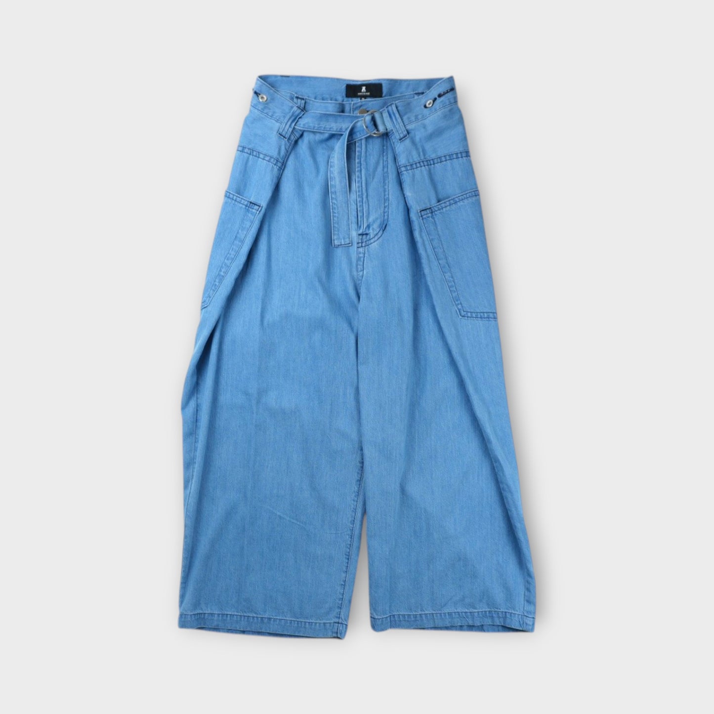 ANREALAGE WRAP LIGHT DENIM PANTS