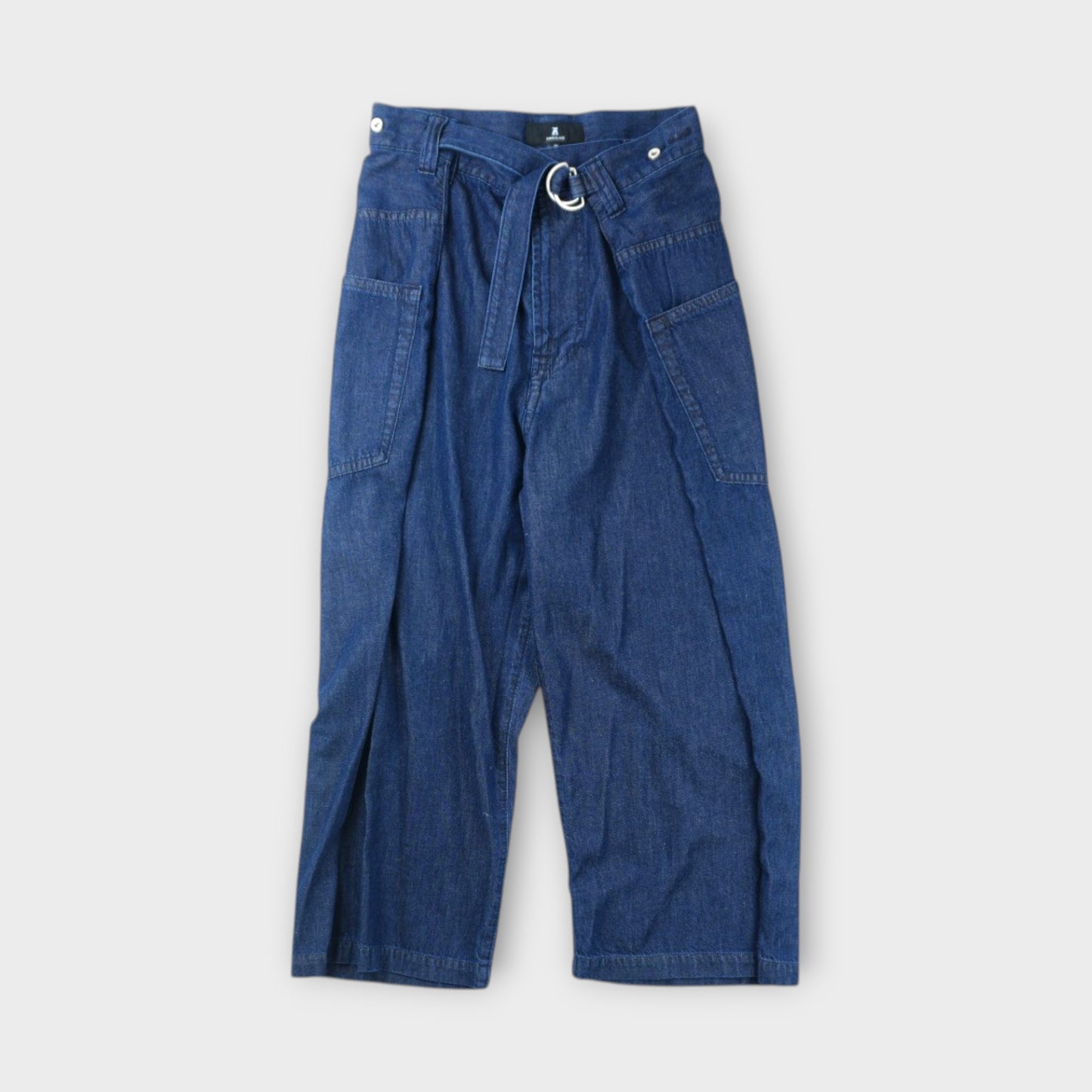 ANREALAGE WRAP LIGHT DENIM PANTS