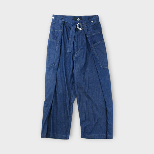 ANREALAGE WRAP LIGHT DENIM PANTS