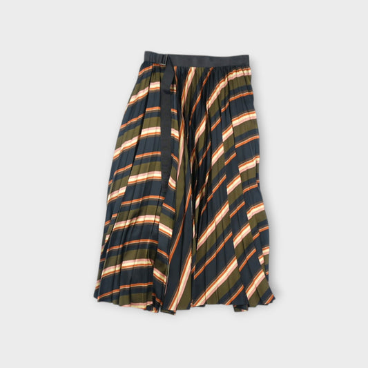 sacai WOMEN Horizontal Stripe Skirt
