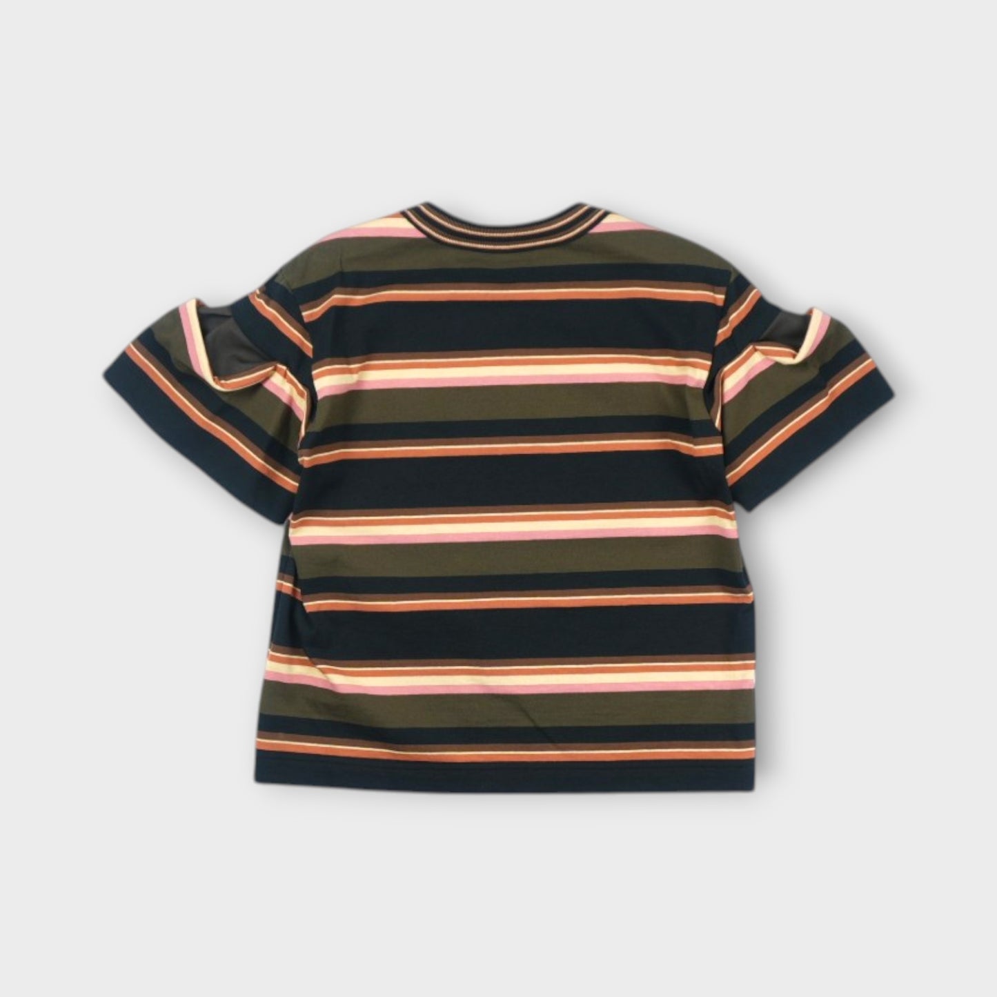 sacai WOMEN Horizontal Stripe T-Shirt