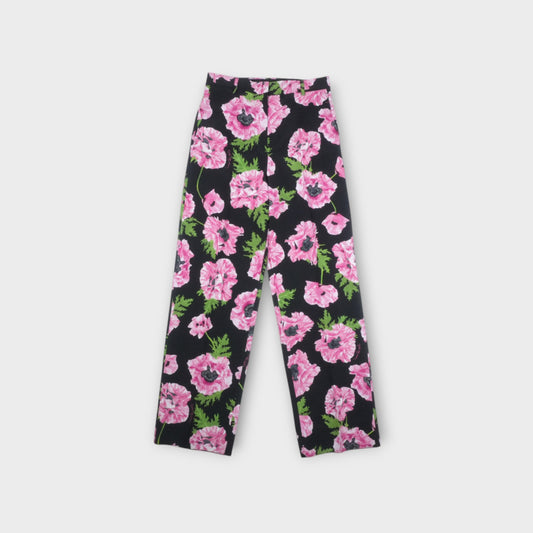 STELLA McCARTNEY POPPY PRINT LOOSE TROUSERS