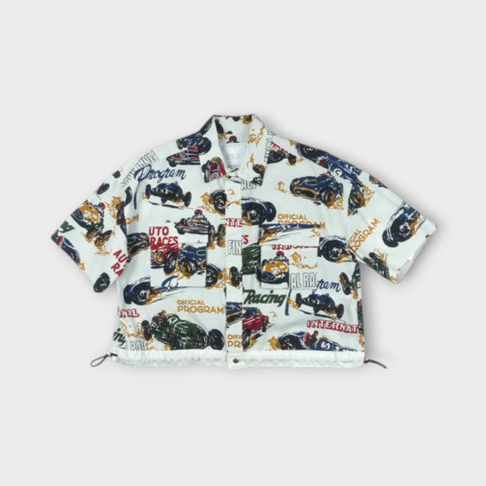 sacai Car Race / Tropical Print Shirt