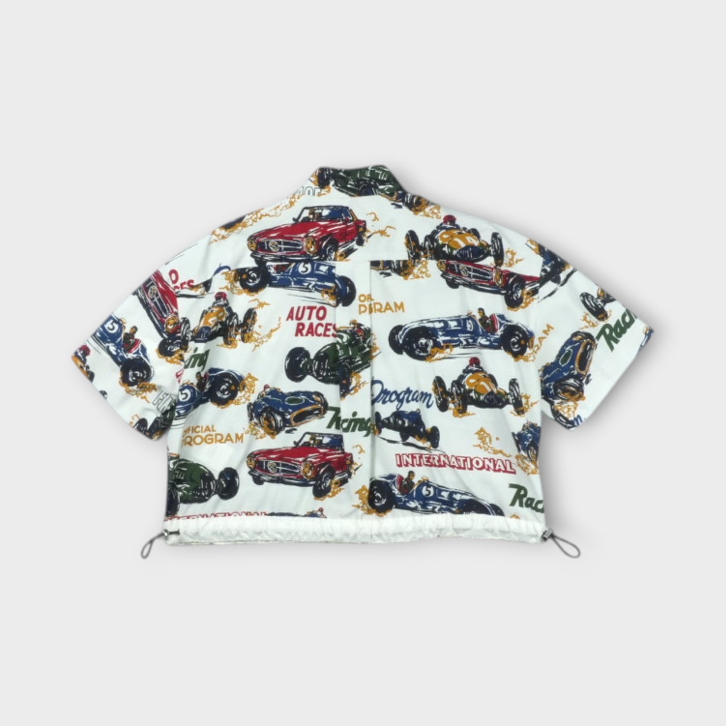 sacai Car Race / Tropical Print Shirt