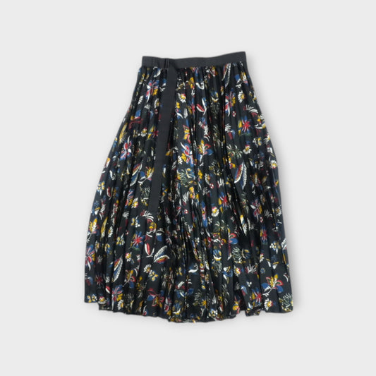 sacai Car Race / Tropical Print Skirt