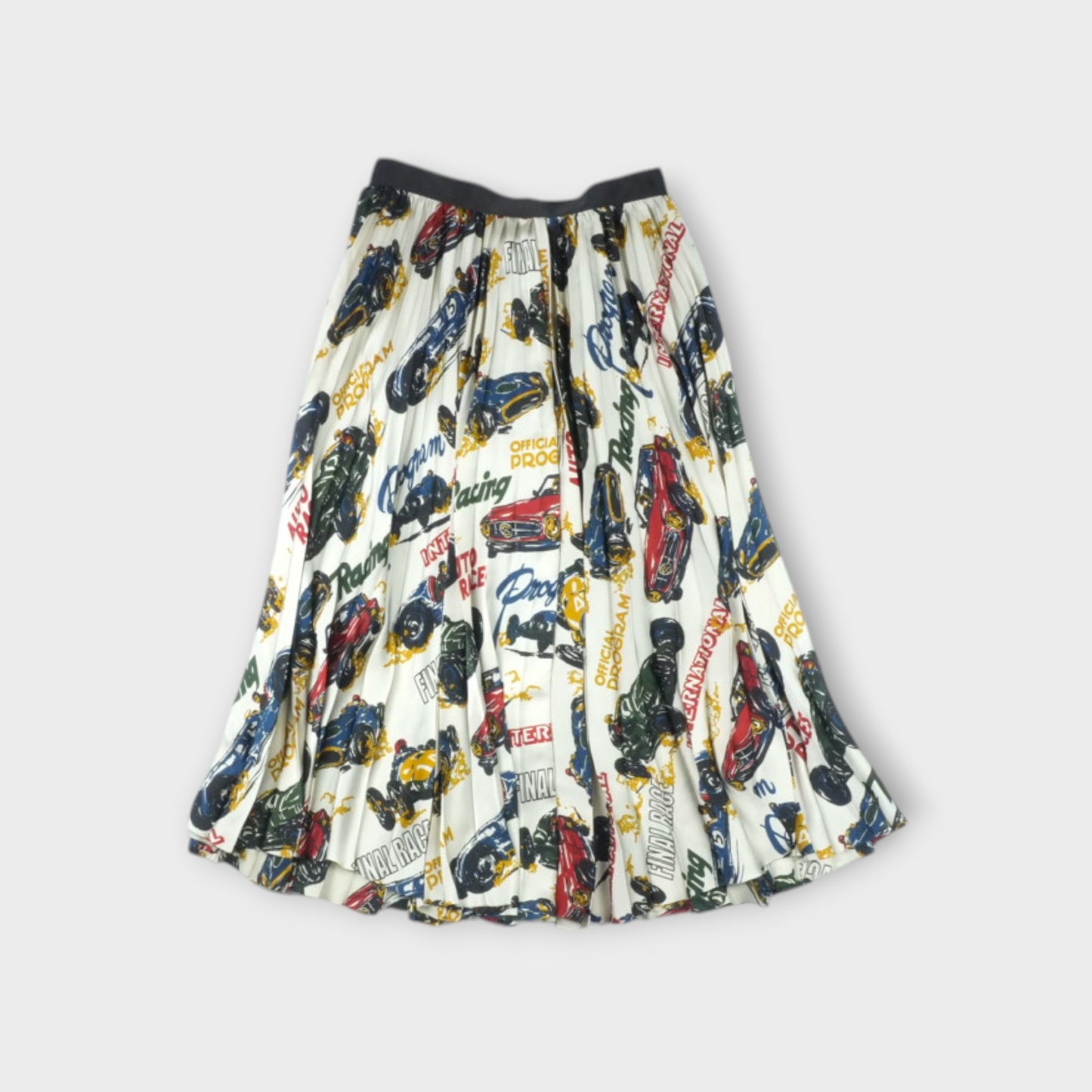 sacai Car Race / Tropical Print Skirt