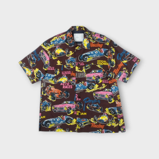 sacai Car Race / Tropical Print Shirt