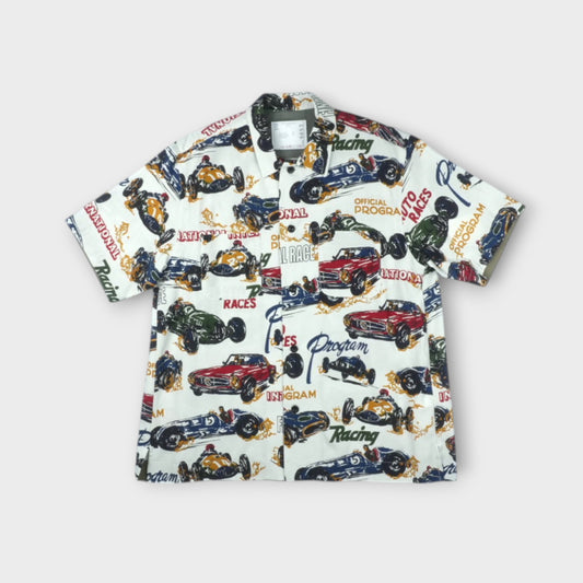 sacai Car Race / Tropical Print Shirt