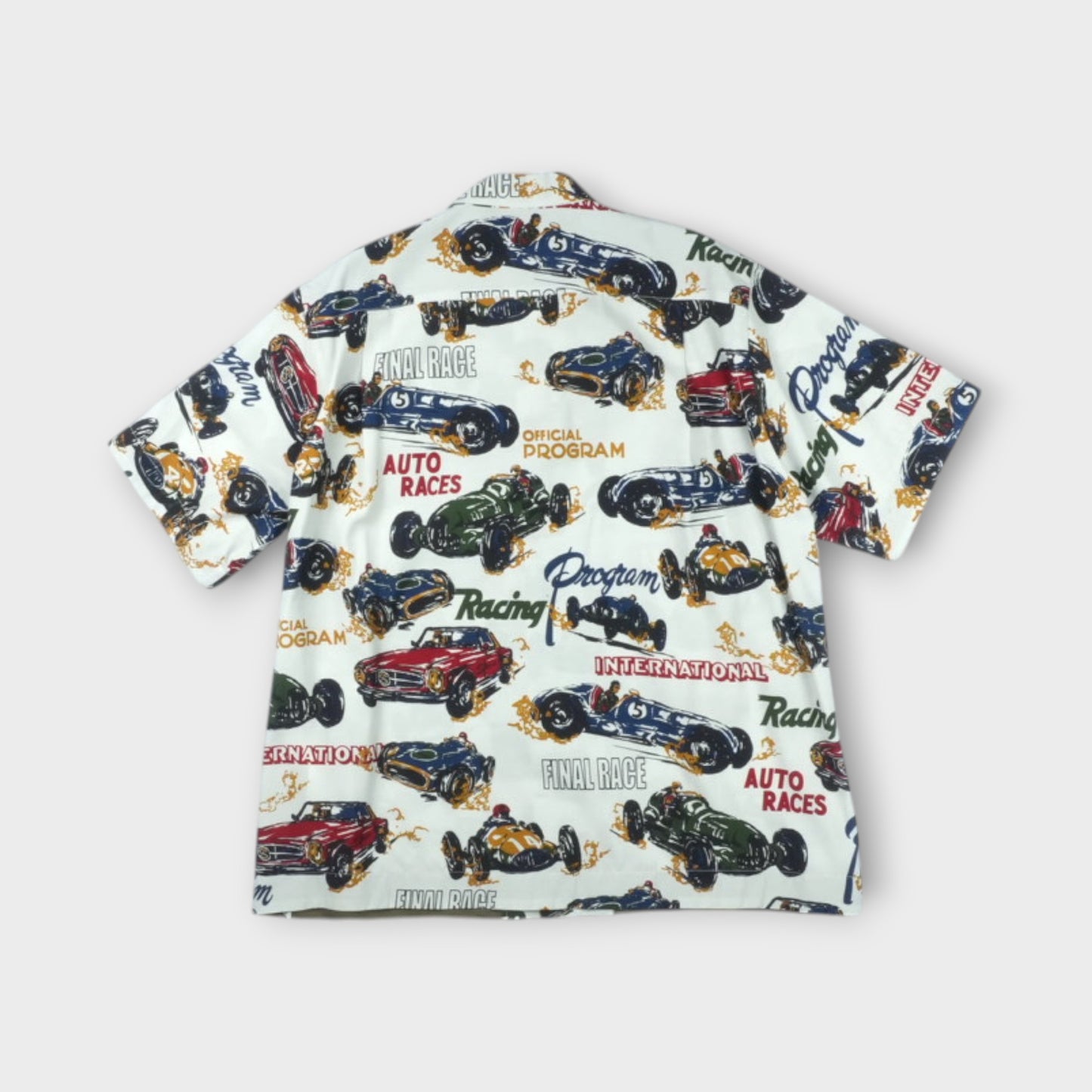 sacai Car Race / Tropical Print Shirt