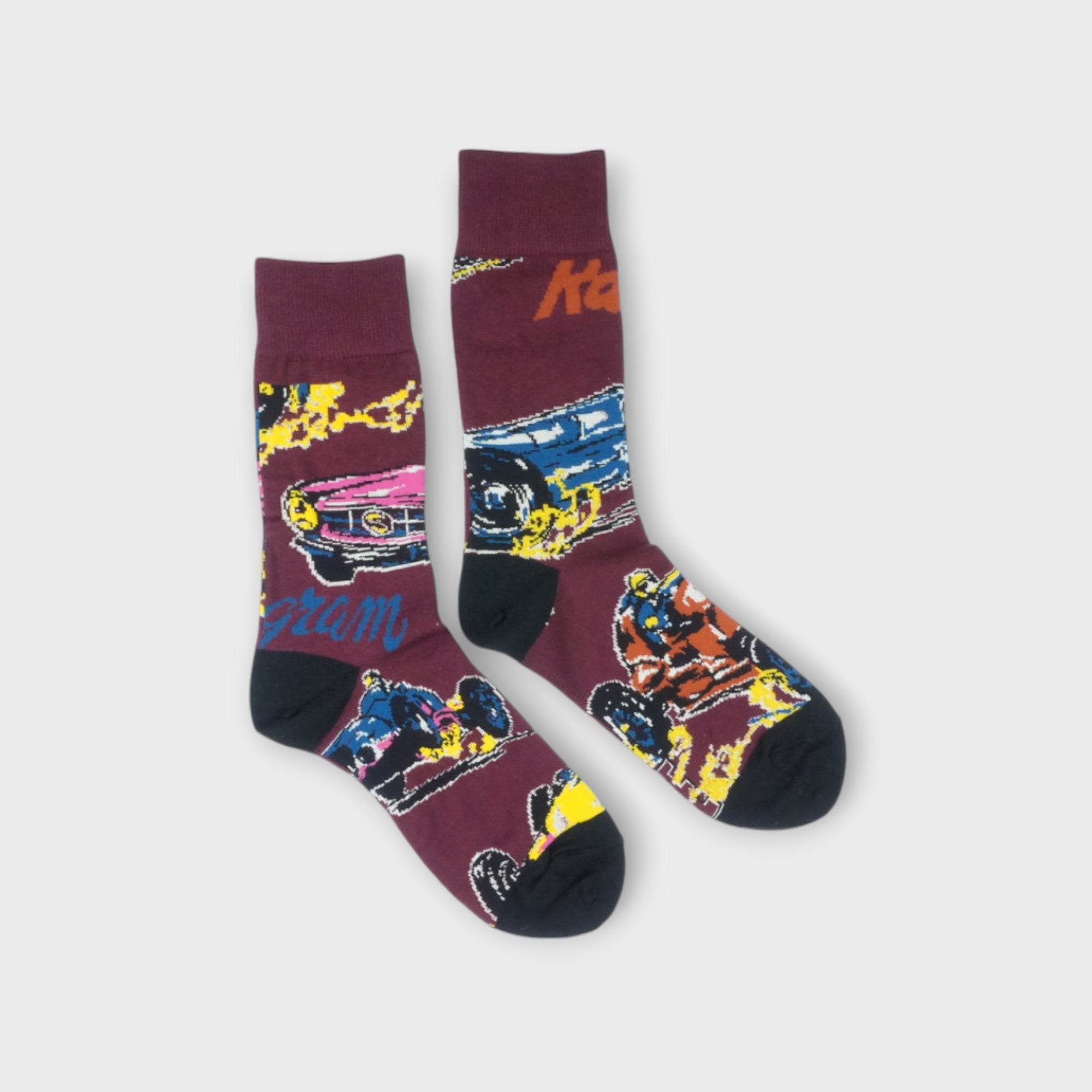 国内より1WEEK【sacai】Car Race Socks sacai Car Race Socks – mou by ACROPOLIS