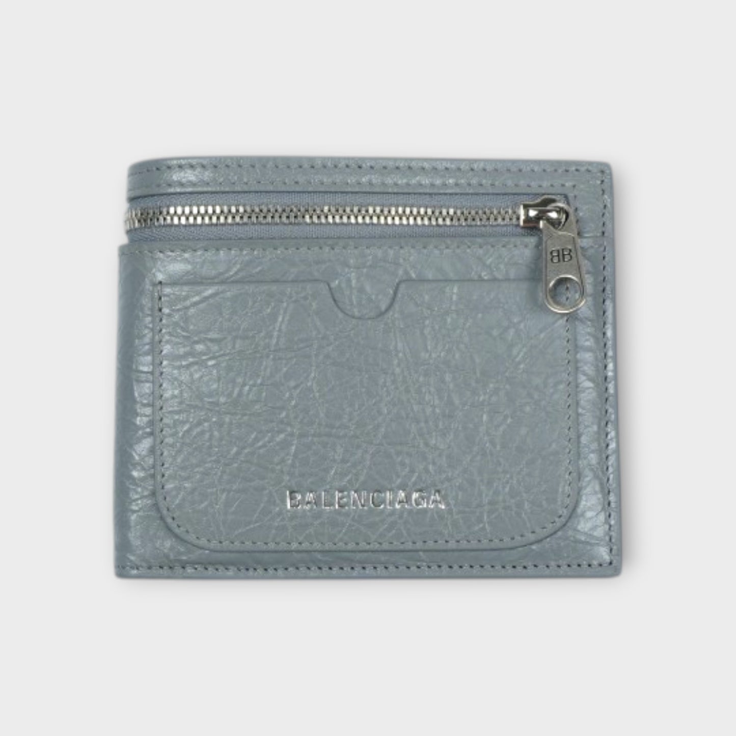 BALENCIAGA SUPERBUSY SQUARE FOLDED WALLET
