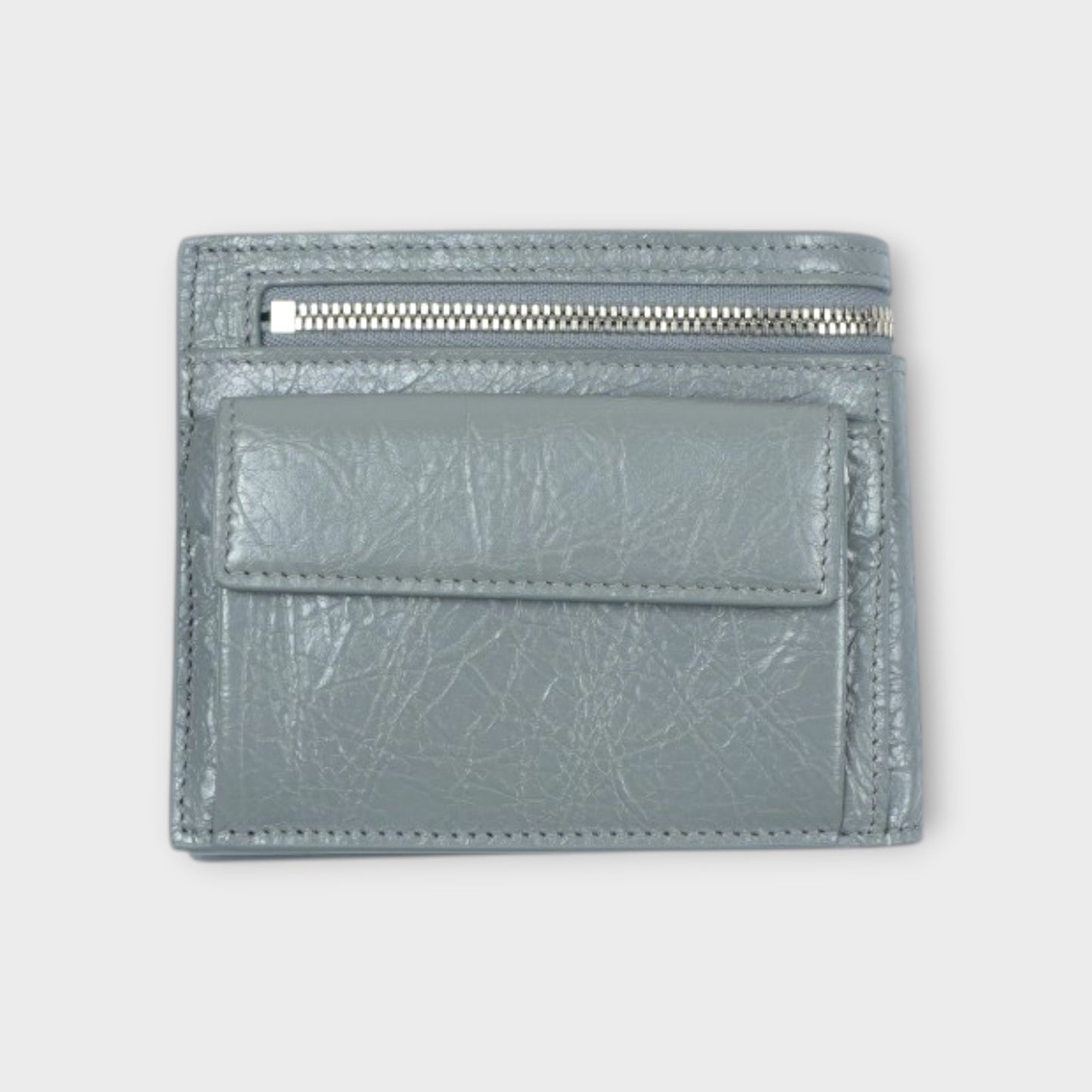 BALENCIAGA SUPERBUSY SQUARE FOLDED WALLET