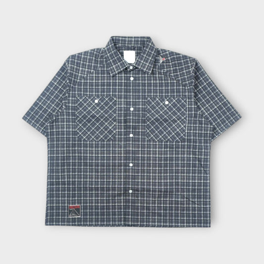 ROA Aair Floweave Printed Check Short Sleeve Shirt