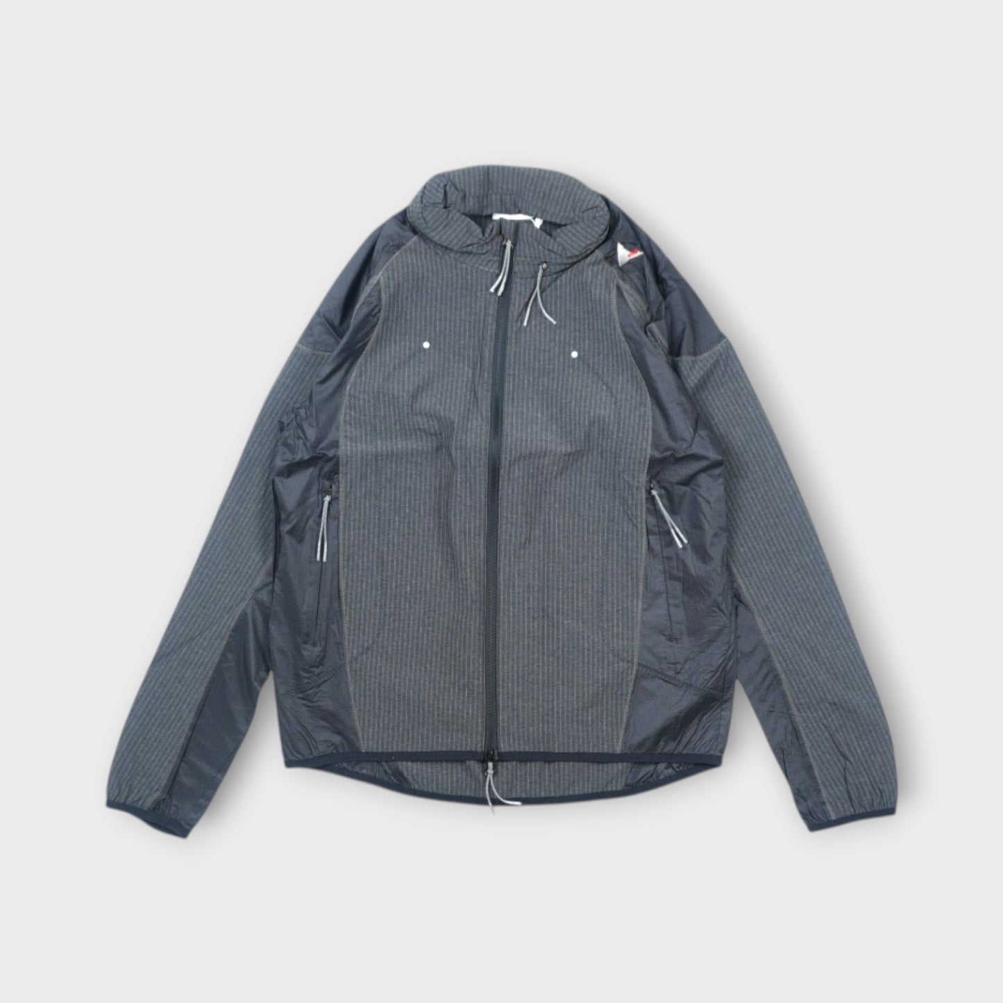 ROA Numb Pinstriped Hooded Wind Jack