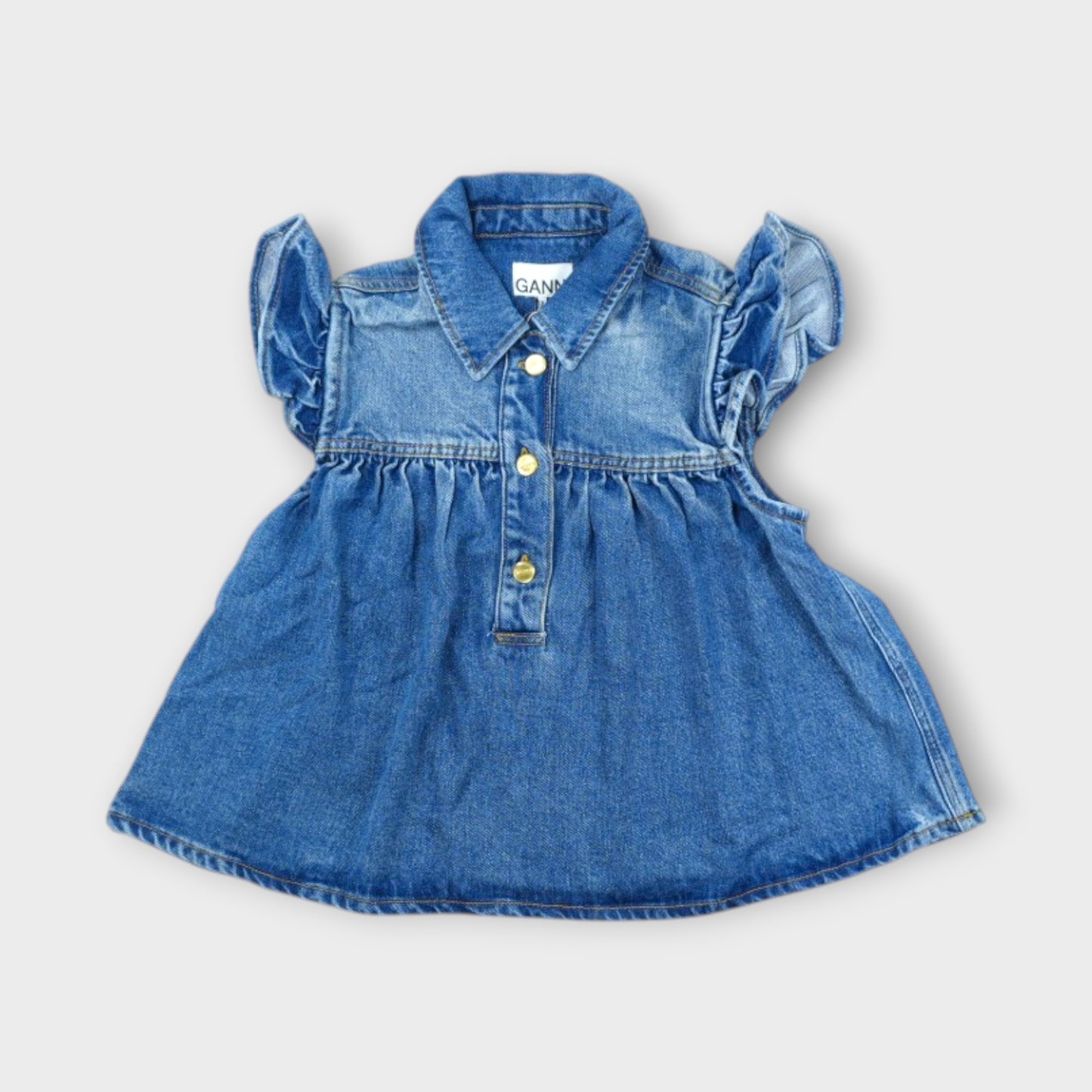 GANNI Light Weight Denim Top