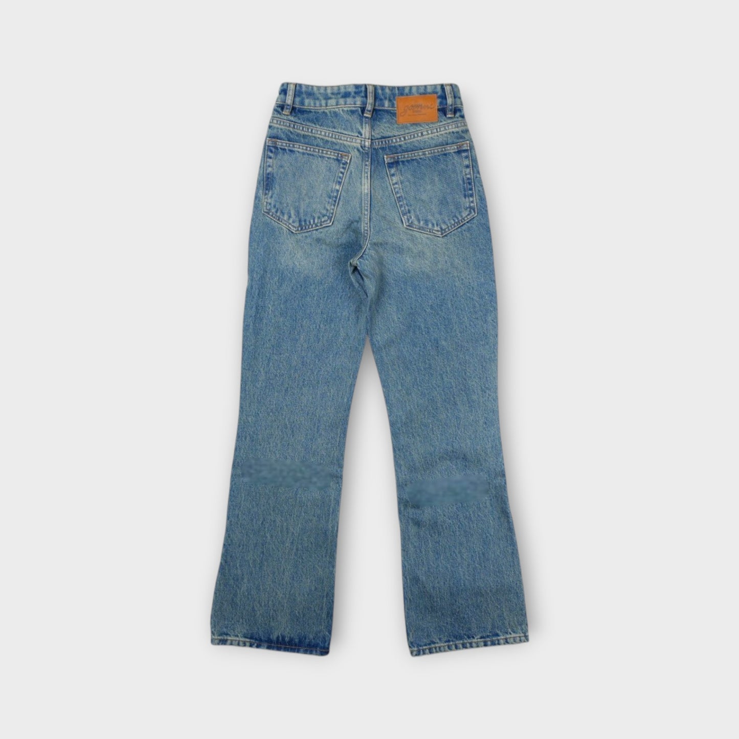 GANNI Essentials Tint Rigid Denim Betzy Cropped