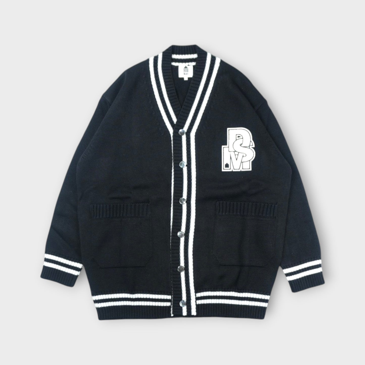 DSM kei ninomiya OVERSIZED CARDIGAN WITH PATC