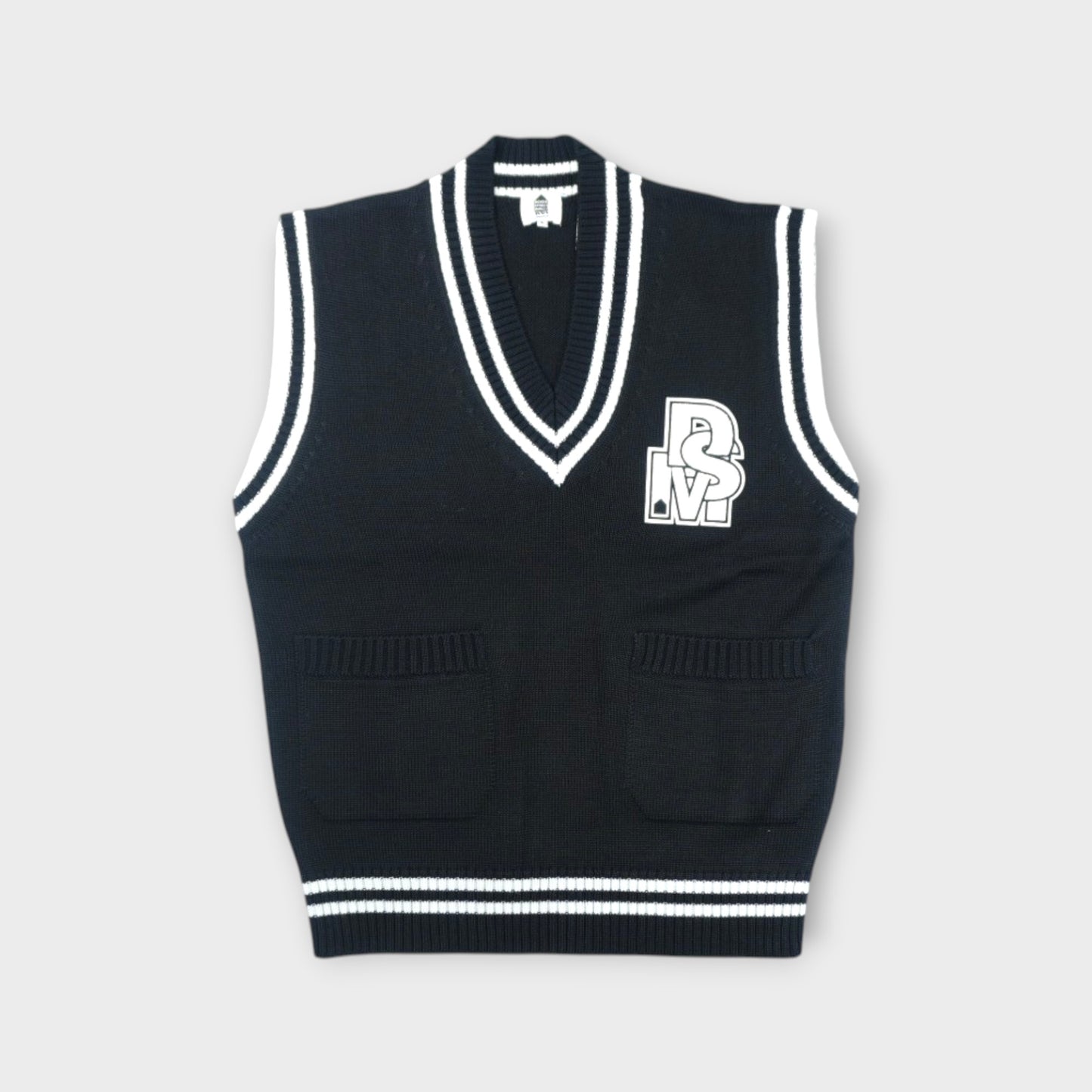DSM kei ninomiya OVERSIZED VEST WITH PATCH KN
