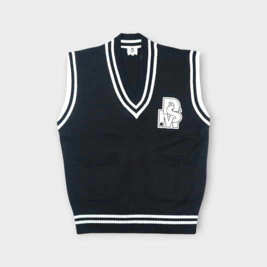 DSM kei ninomiya OVERSIZED VEST WITH PATCH KN