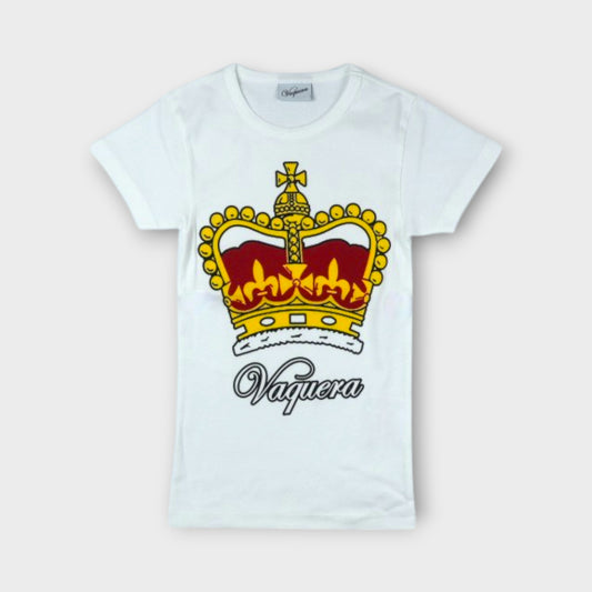 Vaquera WOMEN CROWN BABY TEE KNIT