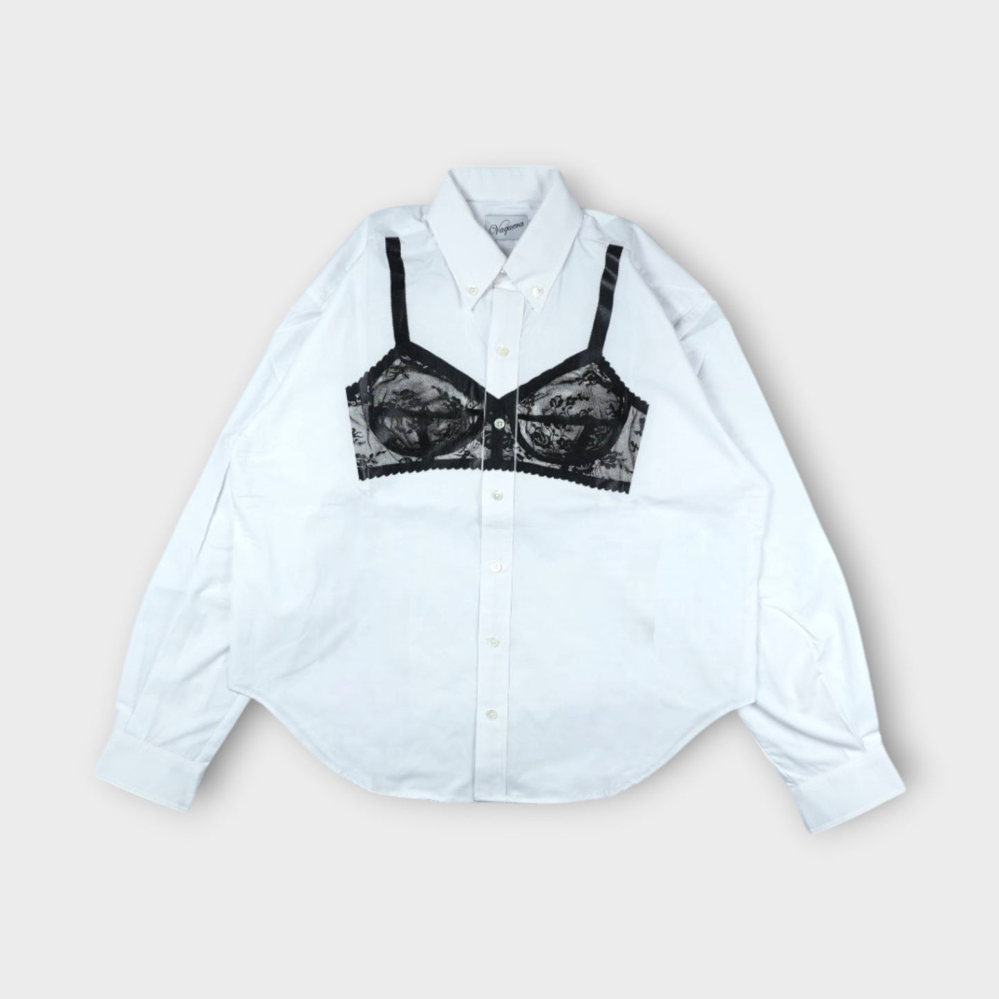 Vaquera WOMEN TROMPE L’OEIL BUTTON DOWN SHIRT