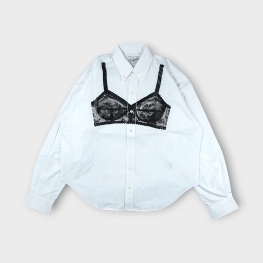 Vaquera WOMEN TROMPE L’OEIL BUTTON DOWN SHIRT