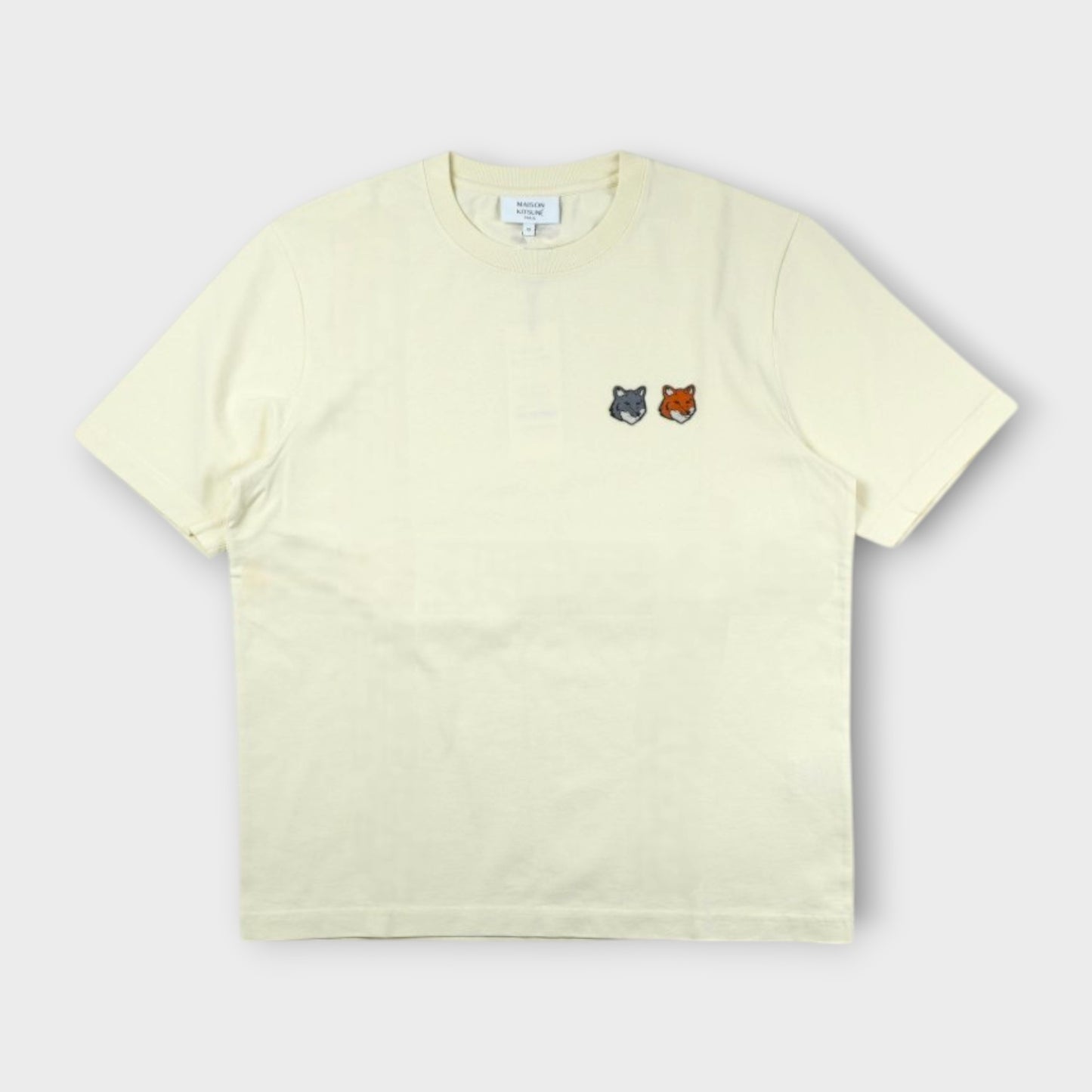 MAISON KITSUNÉ DOUBLE FOX HEAD COMFORT TEE-SHIRT