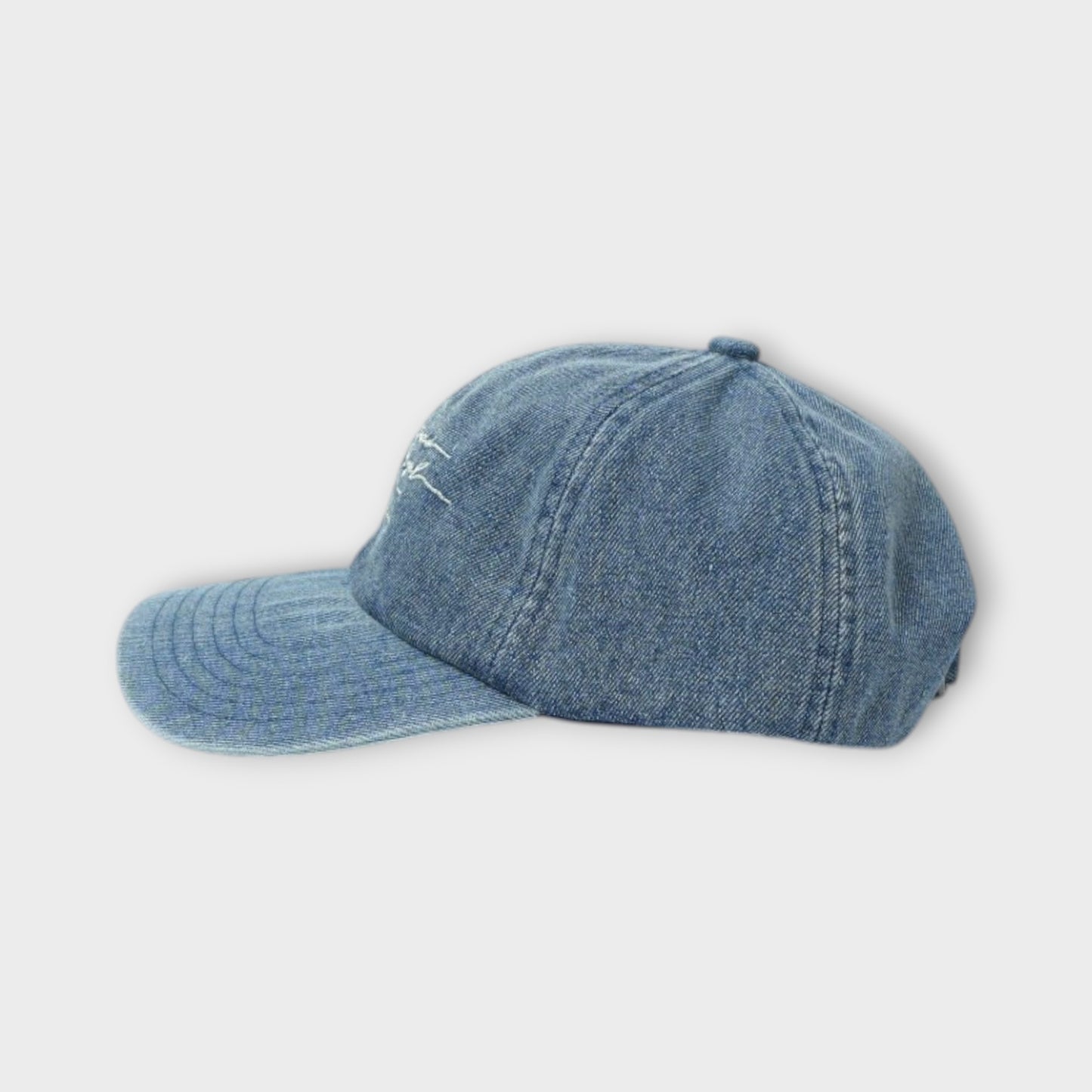 MAISON KITSUNÉ POETIC SCRIPT DENIM CAP