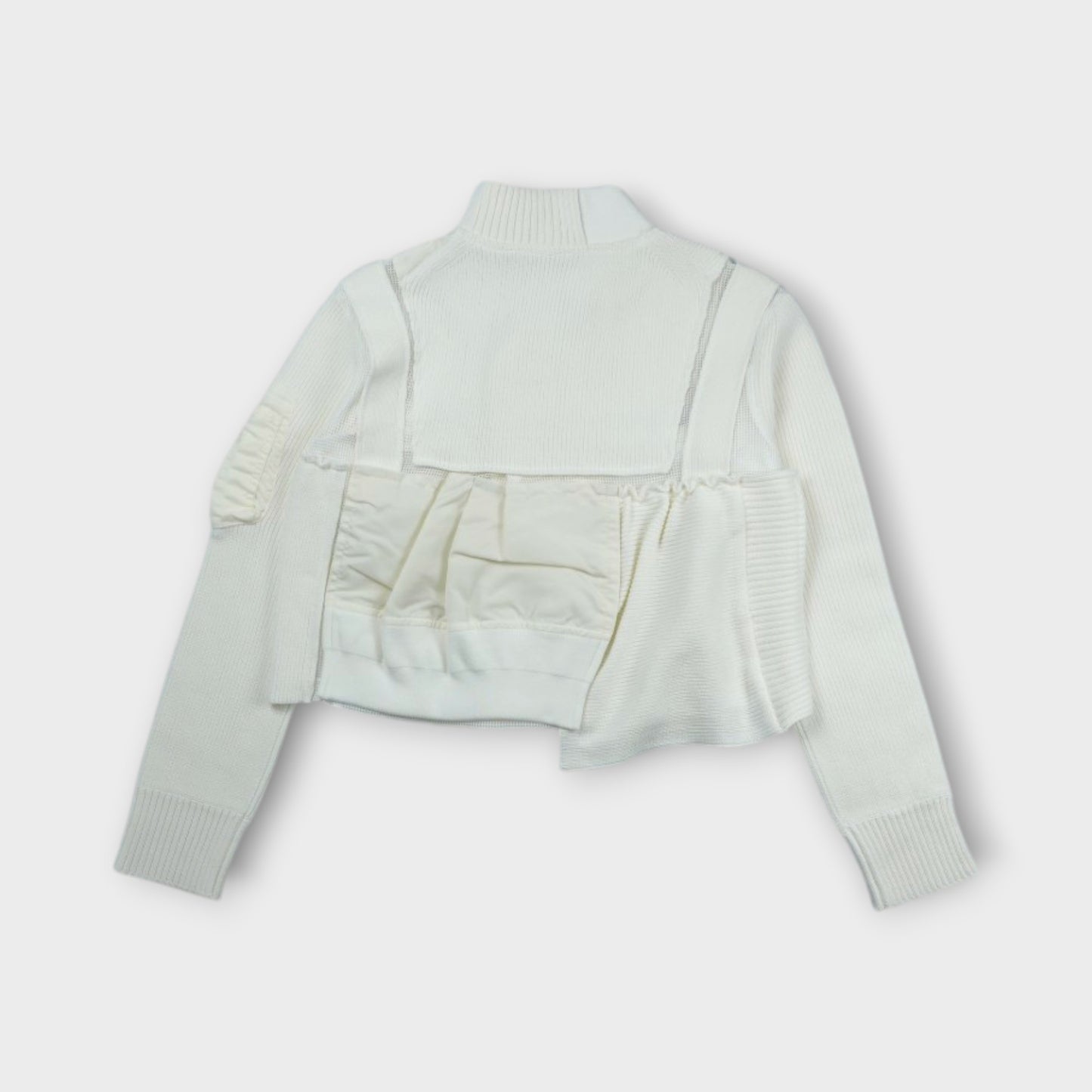 sacai WOMEN Nylon Twill x Knit Blouson
