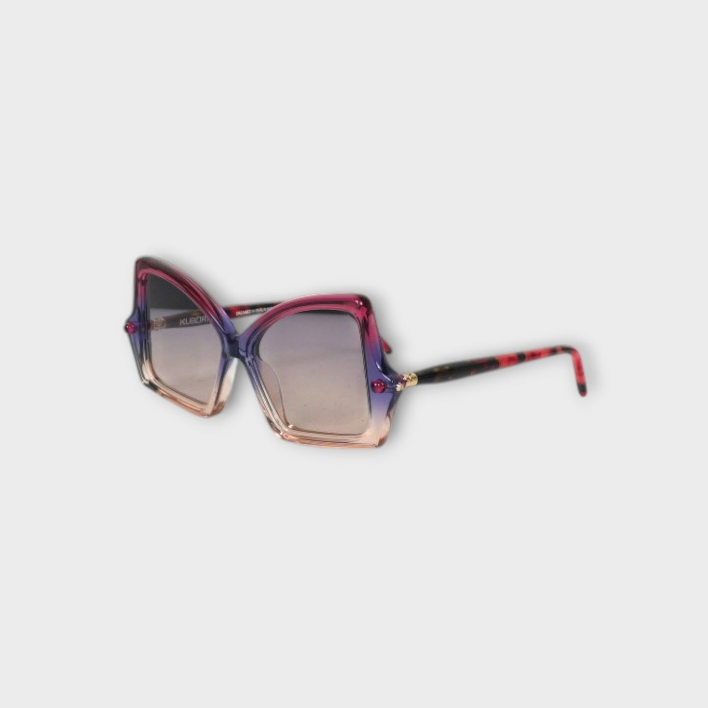 KUBORAUM sunglasses&case P30 54-15 NE violetorange