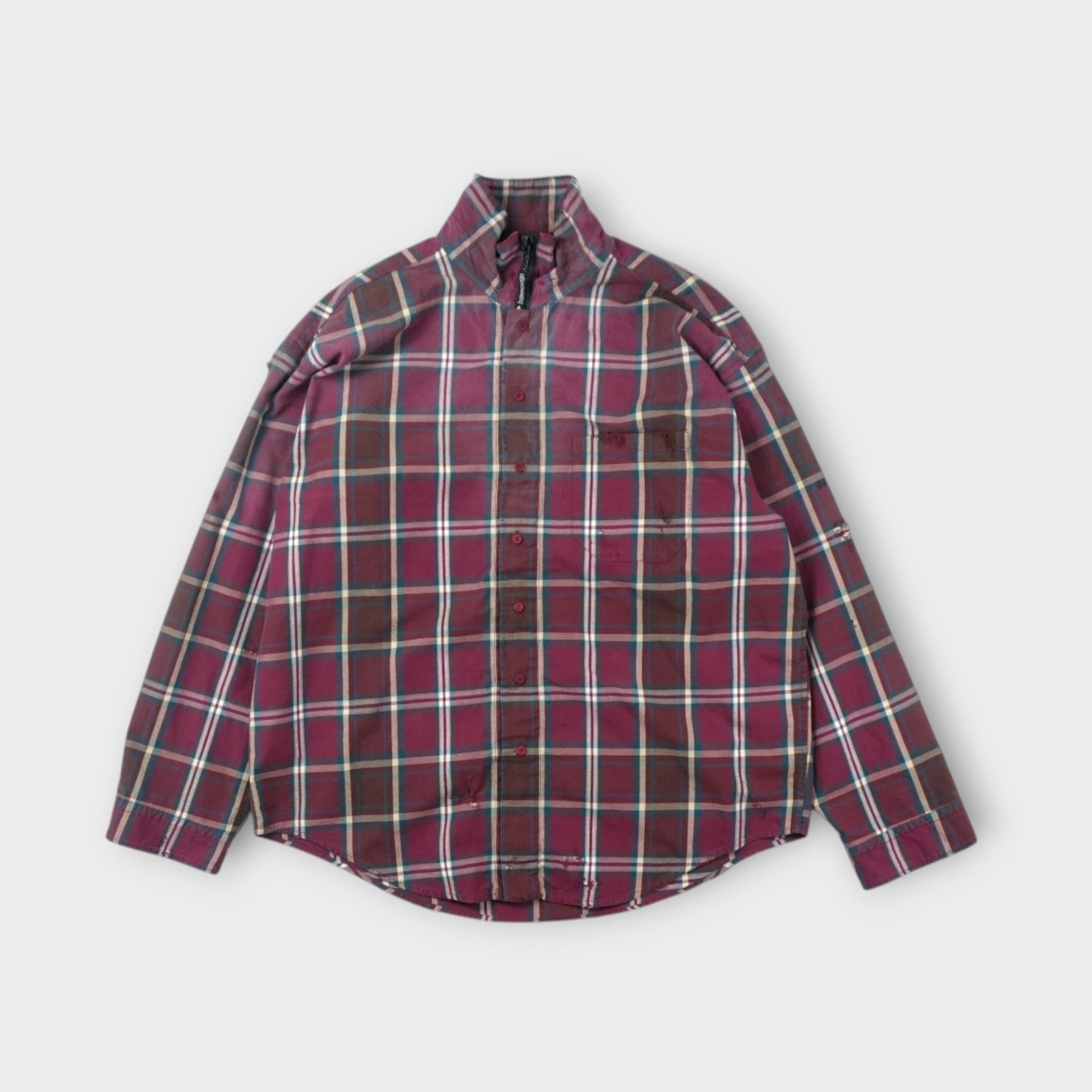 BALENCIAGA Zip-Up Shirt