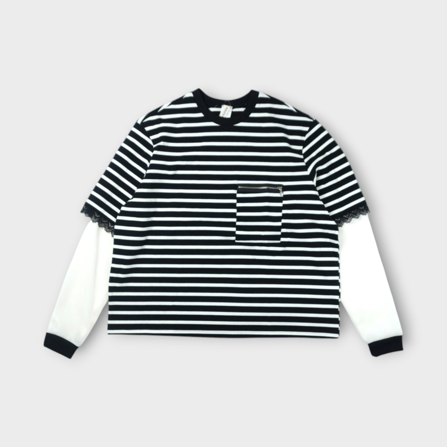 WESTFALL STRIPED LACE DOUBLE SHIRT
