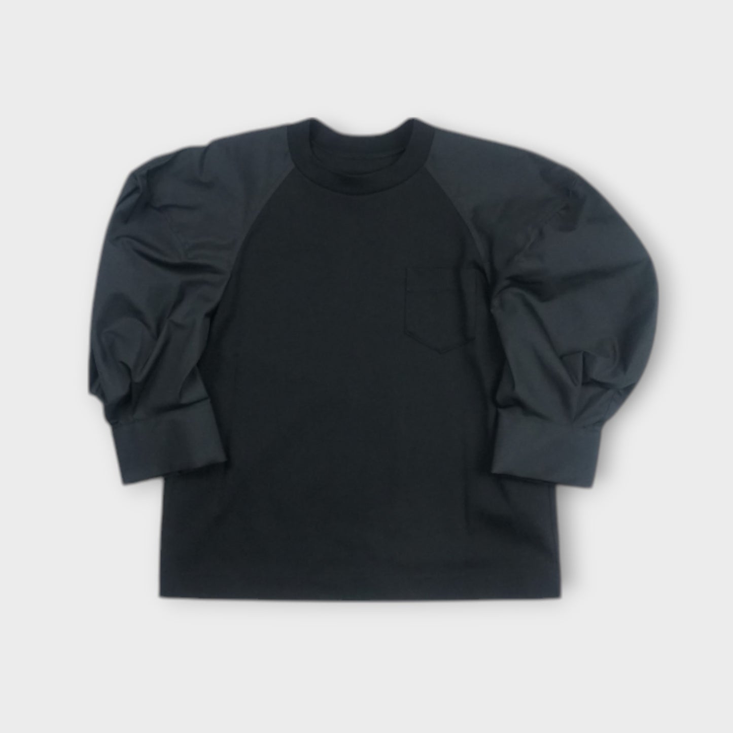 sacai Cotton Poplin x Cotton Jersey T-Shirt