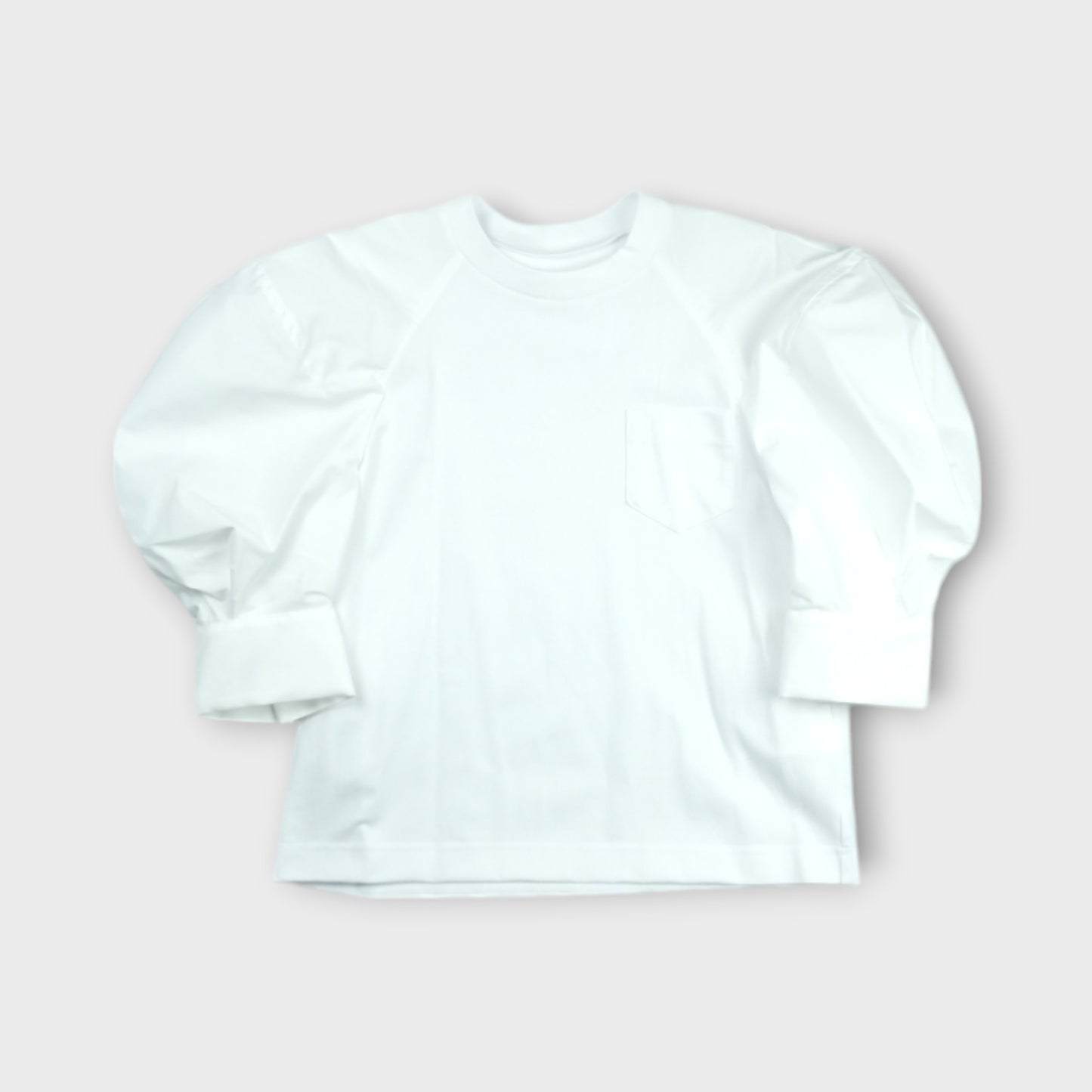 sacai Cotton Poplin x Cotton Jersey T-Shirt