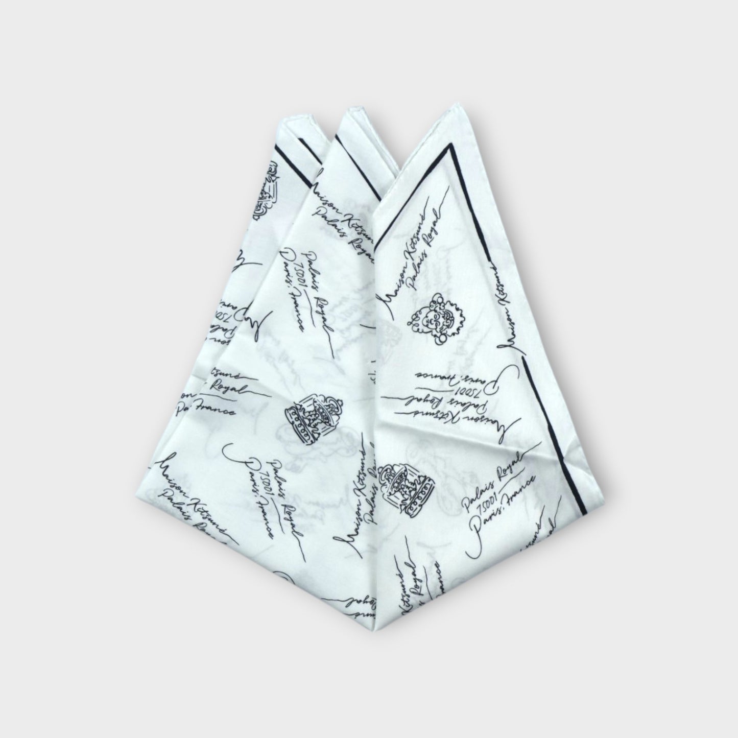 MAISON KITSUNÉ POETIC PARIS SCARF