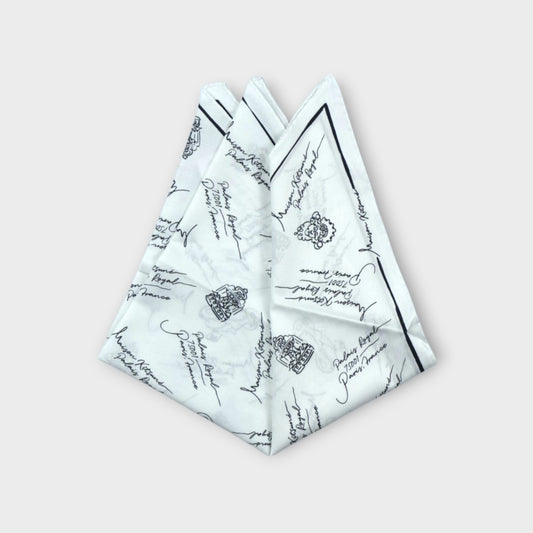 MAISON KITSUNÉ POETIC PARIS SCARF