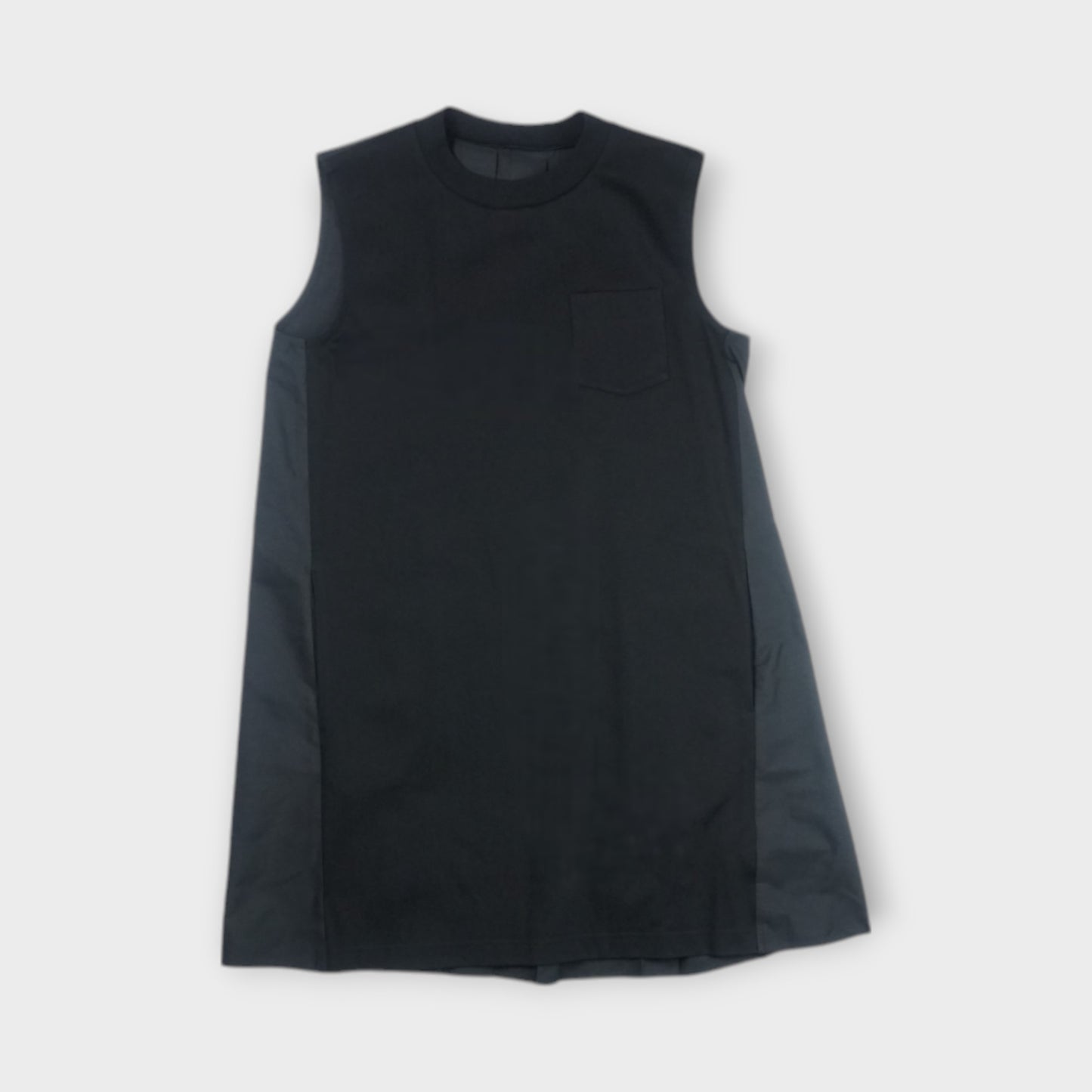 sacai Cotton Poplin x Cotton Jersey Dress